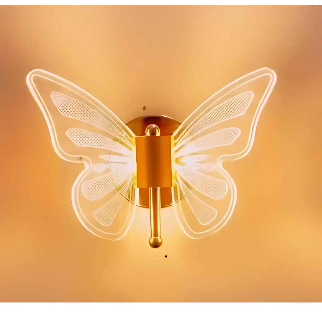 Butterfly wall lamp